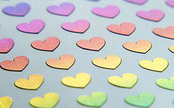 Background, Hearts, Love, Light, Surface, Light Coloured HD wallpaper
