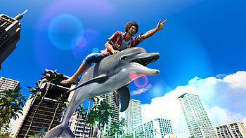 Like a Dragon: Infinite Wealth - Dolphin Ride Adventure, video game, Like a Dragon: Infinite Wealth HD wallpaper