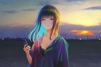 Arata Yokoyama, anime-girl, anime, artist, artwork, digital-art, deviantart HD wallpaper