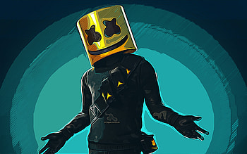 Fortnite Marshmello, , vector art, Marshmello drawing, creative art, Marshmello art, vector drawing, Fortnite, Marshmello drawings, Fortnite Marshmello Skin, Fortnite Skins, Marshmello HD wallpaper