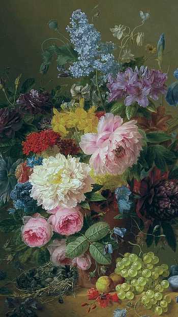 Flower Painting, colorful, flower, artistic, painting HD phone wallpaper
