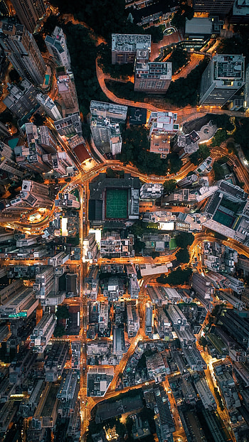 Cities, Architecture, City, Building, View From Above, Overview, Review HD phone wallpaper