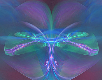 More in BLUE, blue, pink, abstract, green, fractal HD wallpaper
