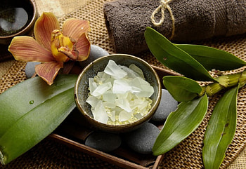 Spa, Leaves, Stones, Spas HD wallpaper