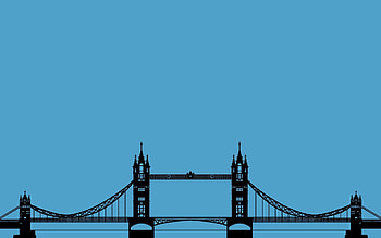 London, Minimalism, Bridge, Graphics HD wallpaper