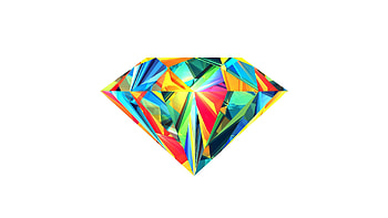 Diamond, Facets HD wallpaper