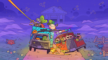 Turnip Boy Robs a Bank Banner Key Art, video game, Turnip Boy Robs a Bank HD wallpaper