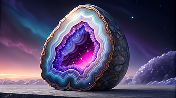Stunning Geode: Ultra, geode, gemstone, amethyst, crystal, surrealism HD wallpaper