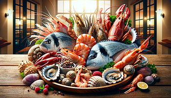 Exquisite Seafood Platter, food, seafood HD wallpaper