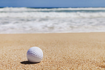 Beach Golf, Glorious sunshine, Putting on the sand, Tropical paradise HD wallpaper