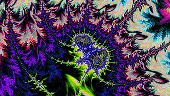 Trippy Psychedelic Fractal, trippy, psychedelic, trance, dark, purple, Abstract, fractal, abstract purple HD wallpaper