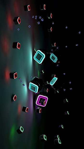 Neon black allure, Dark elegance, Mesmerizing radiance, Mysterious charm HD phone wallpaper