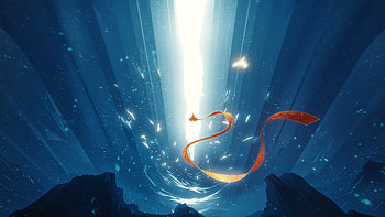 Scarf, Journey (Game) HD wallpaper