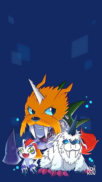 Gomamon, game, digimon HD phone wallpaper