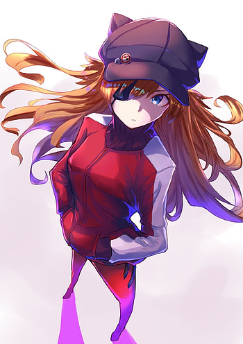 Neon Genesis Evangelion, Asuka Langley , Anime series, Stylish character HD phone wallpaper