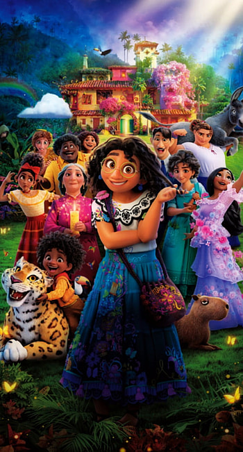 Disney's Encanto, Art, Disney, Characters HD phone wallpaper