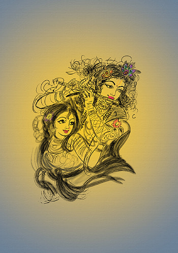 Radhekrishna, hindu, lordkrishna, radha, radhakrishnan, gopala HD phone wallpaper