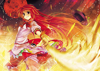 anime fire, girl, anime, fire, lovee HD wallpaper