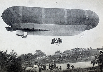 Dirigible airships, Floating balloons, Skyborne travel, Aerial adventures HD wallpaper