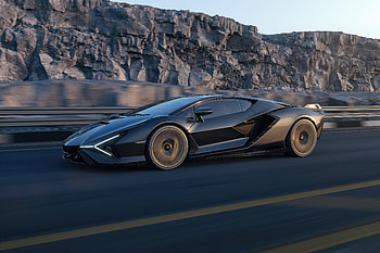 Black Lamborghini Sian, lamborghini-sian, lamborghini, cars, 2023-cars, behance HD wallpaper