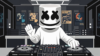Marshmello DJ: Ultra to Elevate Your Space, Marshmello (DJ), DJ, music, performance, entertainment HD wallpaper