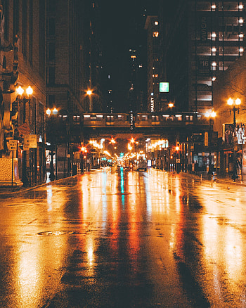 Cities, Movement, Traffic, Night City, Illumination, Street, Lighting HD phone wallpaper