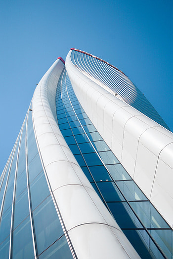 Architecture, Skyscraper, Building, Miscellanea, Miscellaneous, Minimalism, Modern, Up To Date HD phone wallpaper