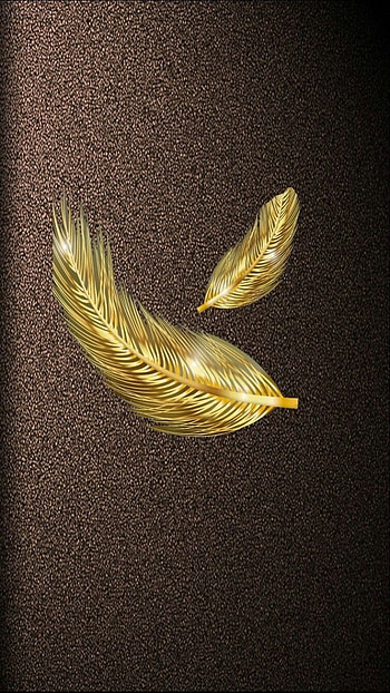 Gokul, gold, feather HD phone wallpaper