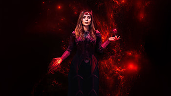 Scarlet Witch Timeless Beauty, scarlet-witch, artwork, art, digital-art, superheroes HD wallpaper