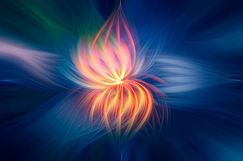Fireflower Abstract , flowers, artist, digital-art, artwork HD wallpaper