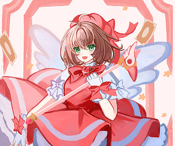 Sakura Kinomoto, Sakura Kinomoto, Anime, Cardcaptor Sakura HD wallpaper