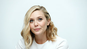 Elizabeth Olsen, , Background , Cat HD wallpaper