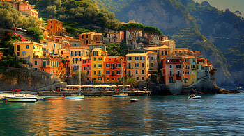 Enchanting Italian Coastline -, Italy, coast HD wallpaper