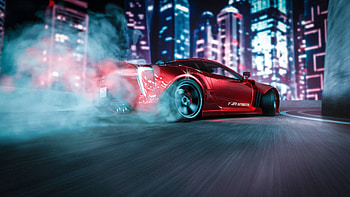Lexus LC 500, Drifting HD wallpaper