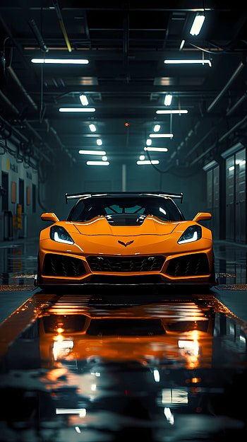 Corvette C7 ZR-1 - Ready to drive, Chevrolet Corvette, night, car HD phone wallpaper