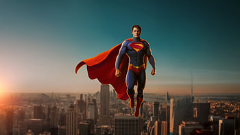 Superman Touching The Clouds, superman-legacy, superman, superheroes, dc-comics, movies, artwork, artist, digital-art, david-corenswet, artstation HD wallpaper