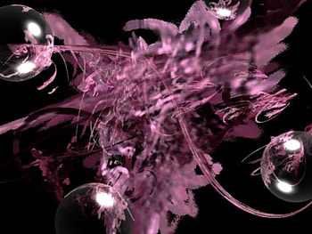 Purple 3D Electric Sheep, purple, electric, abstract, 3d, new, fractal HD wallpaper