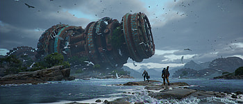 Sci-Fi Wreckage: The Fallen Titan, Sci Fi, wreck HD wallpaper