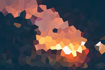 stylish lowpolly HD wallpaper