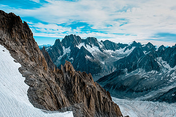Aerial graphy Of Mountains , mountains, nature HD wallpaper