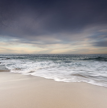 Nature, Sea, Waves, Beach, Horizon, Tide, High Tide HD phone wallpaper