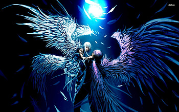 Angel And Demon Lovers Anime Background | . HD wallpaper