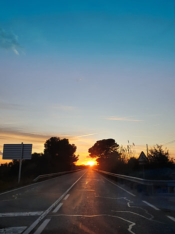 Atardecer, atmosphere, sky HD phone wallpaper