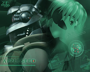 Appleseed, briareos, green, cool, deunan HD wallpaper