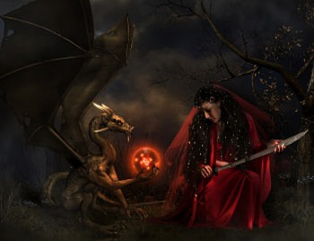 Wonder Bubble, dragon, bubble, fight, dark HD wallpaper