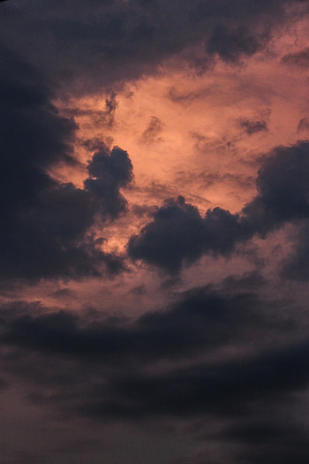 Nature, Sky, Twilight, Clouds, Dusk, Atmosphere HD phone wallpaper