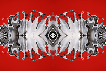Glitches and splashes, abstract HD wallpaper
