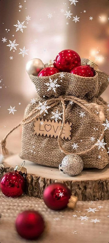 Xmas Life, red, basket, christmas HD phone wallpaper