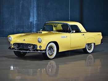 Ford Thunderbird '1955, ford, Ford Thunderbird, thunderbird, ford t bird HD wallpaper