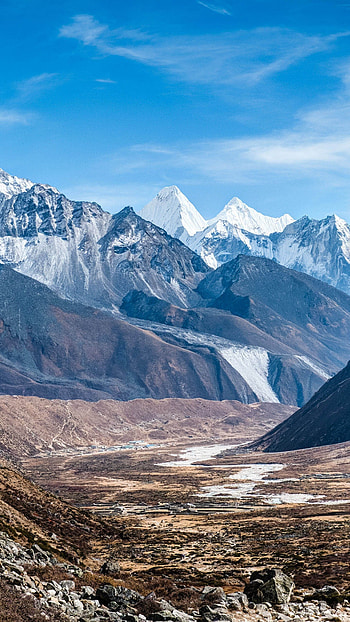 Ama Dablam, Nepal's mountains, Stunning nature HD phone wallpaper